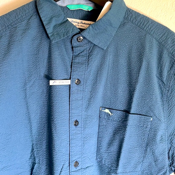 Tommy Bahama Nova Wake Stretch Cotton Shirt - Picture 3 of 9